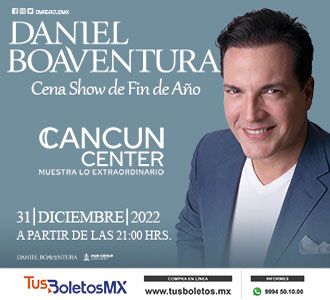 Daniel Boaventura Cena Show de Fin de Año Varios eventos Cancun