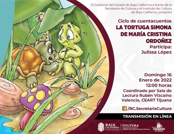 LA TORTUGA SIMONA DE MARIA CRISTINA ORDOÑEZ Varios eventos Tijuana