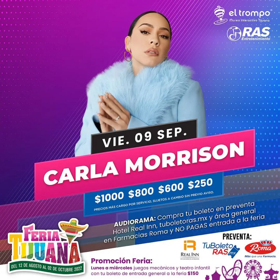Carla Morrison Conciertos Tijuana Elfest.mx