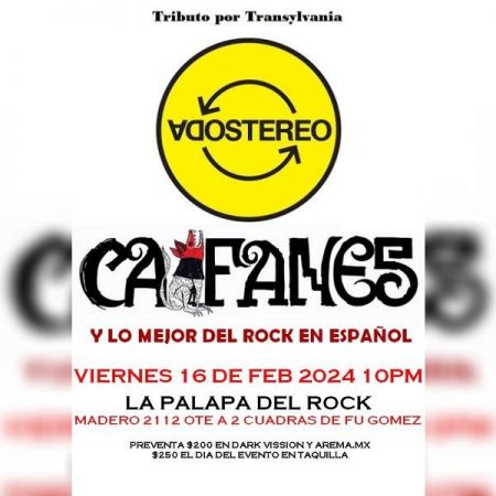 Tributo a Soda Stereo y Caifanes