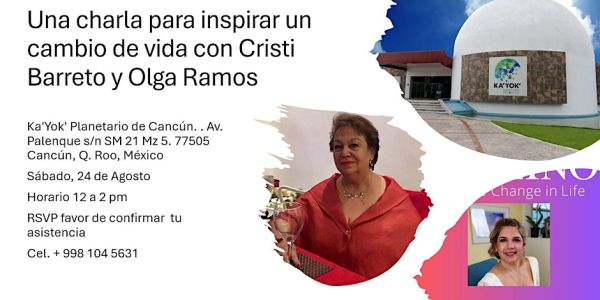 Una charla para inspirar un cambio en tu vida