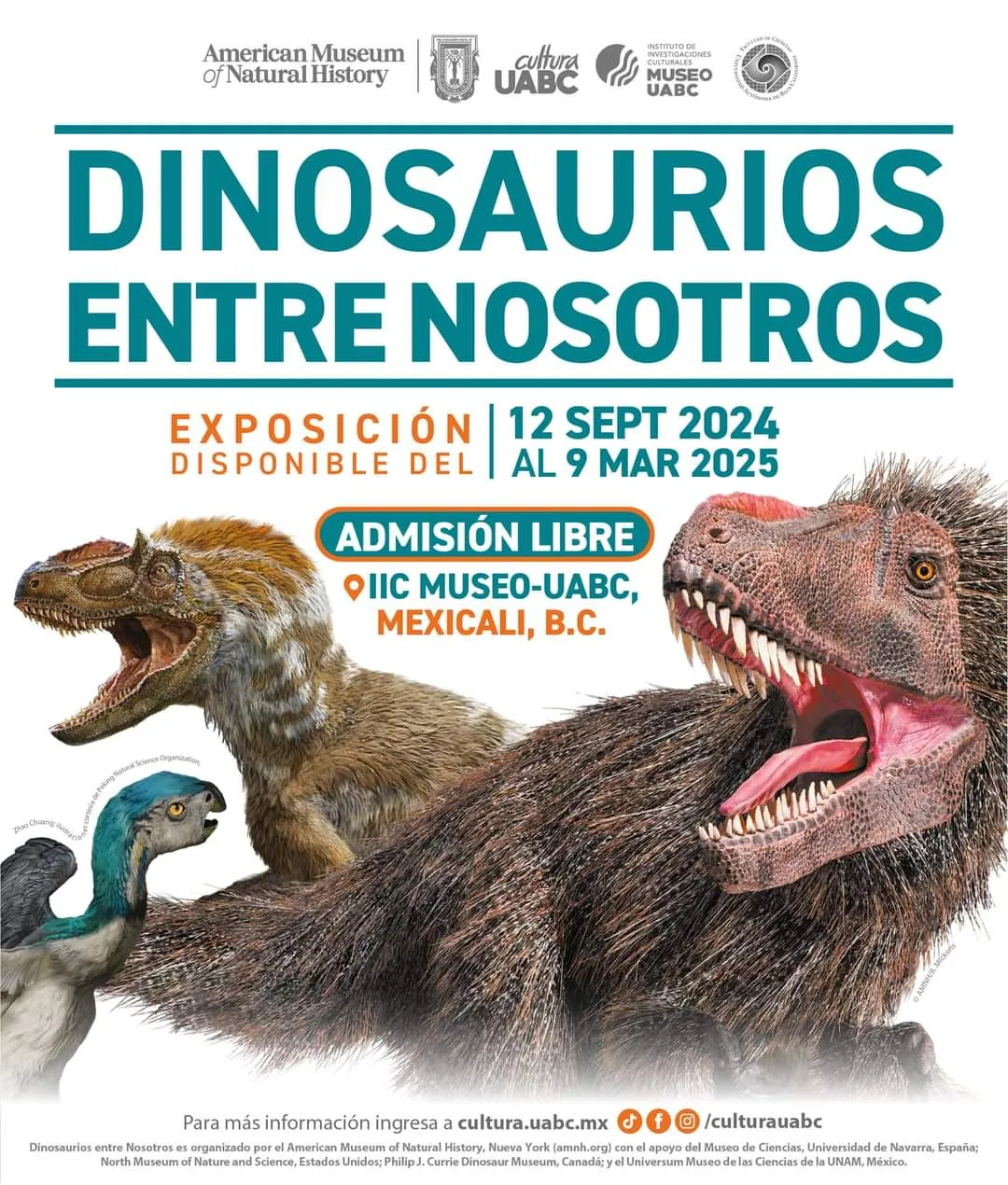 Exposición Dinosaurios entre Nosotros en Mexicali 2024