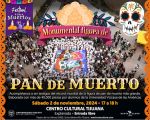 Monumental figura de Pan de Muerto