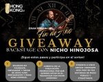 GIVEAWAY Backstage con Nicho Hinojosa