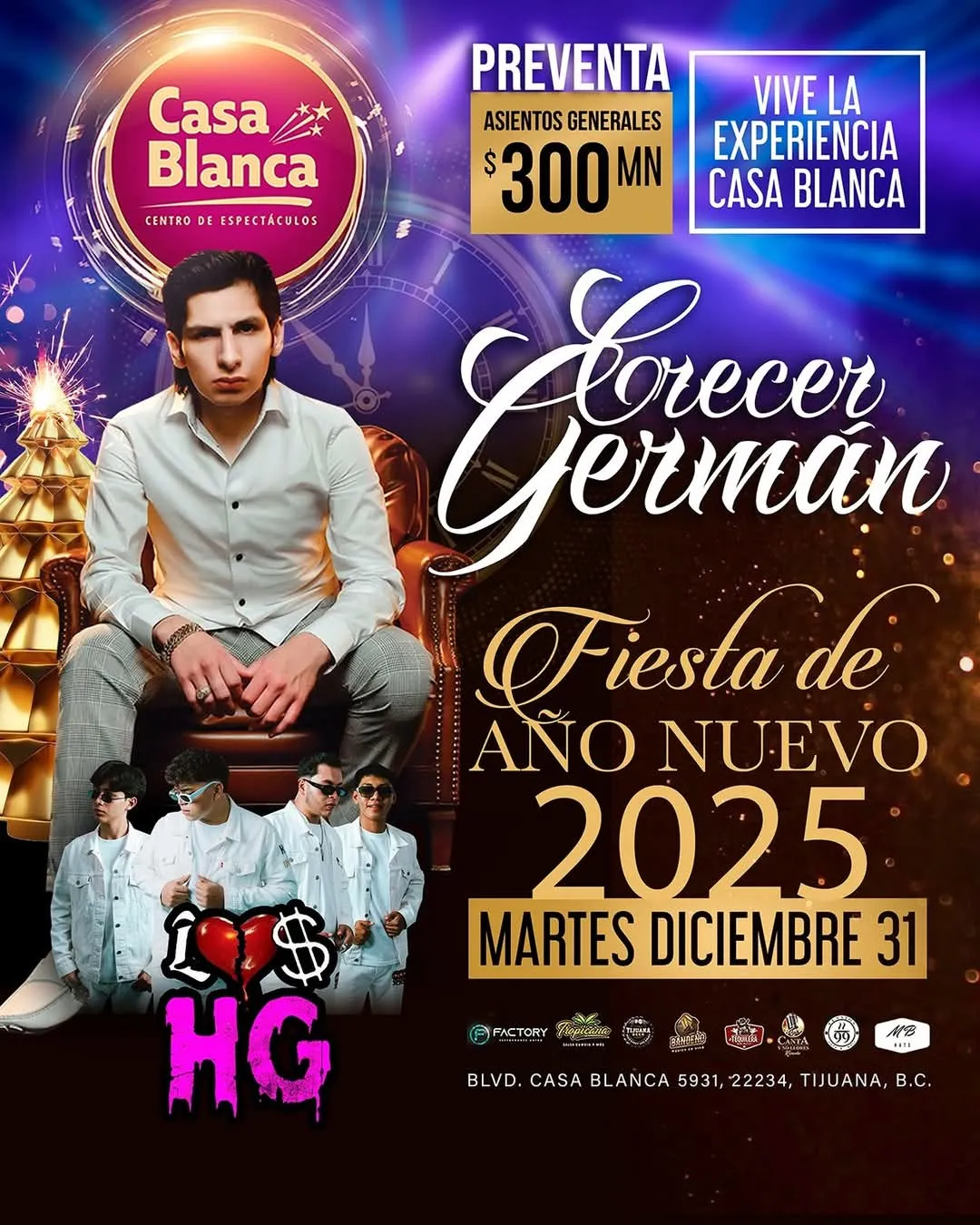 Crecer Germán | New Year's Eve Party 2025