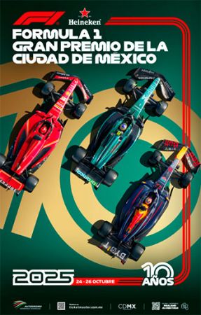 Grada 02, Formula 1 Gran Premio de la Ciudad de México 2025