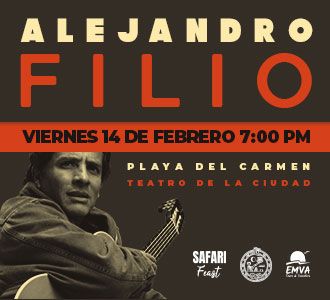 Alejandro Filio en Playa del Carmen