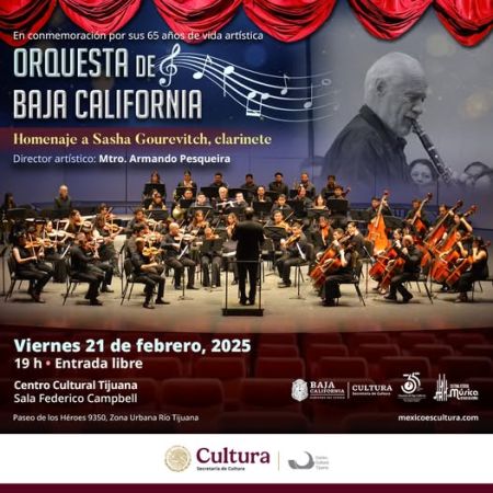 Orquesta de Baja California - Homenaje a Sasha Gourevitch, clarinete