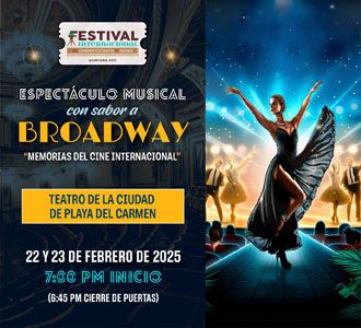 Broadway-themed musical show in Playa del Carmen